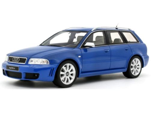 Audi RS 4 (B5) Nogaro Blue 2000 1:18 Scale Resin Model Car – OttOmobile-OttOmobile-Diecast Model Centre