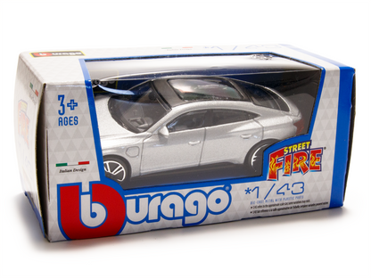 Audi RS e-tron GT 2022 silver 1:43 Scale Toy Car