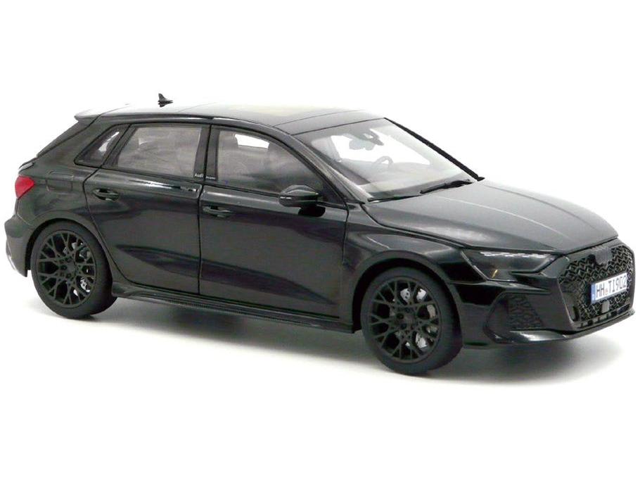 Audi RS3 Sportback Myth Black 2025 1:18 Scale Diecast Model Car – Norev-Norev-Diecast Model Centre