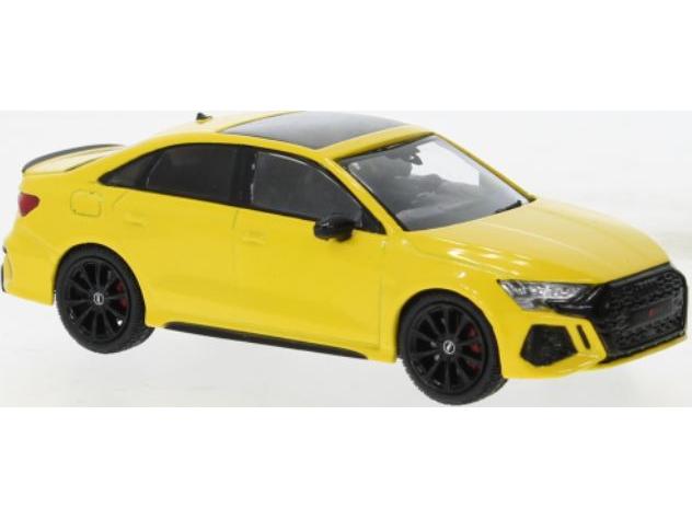 Audi RS3 Yellow 2022 1:43 Scale IXO Diecast Model Car-IXO-Diecast Model Centre