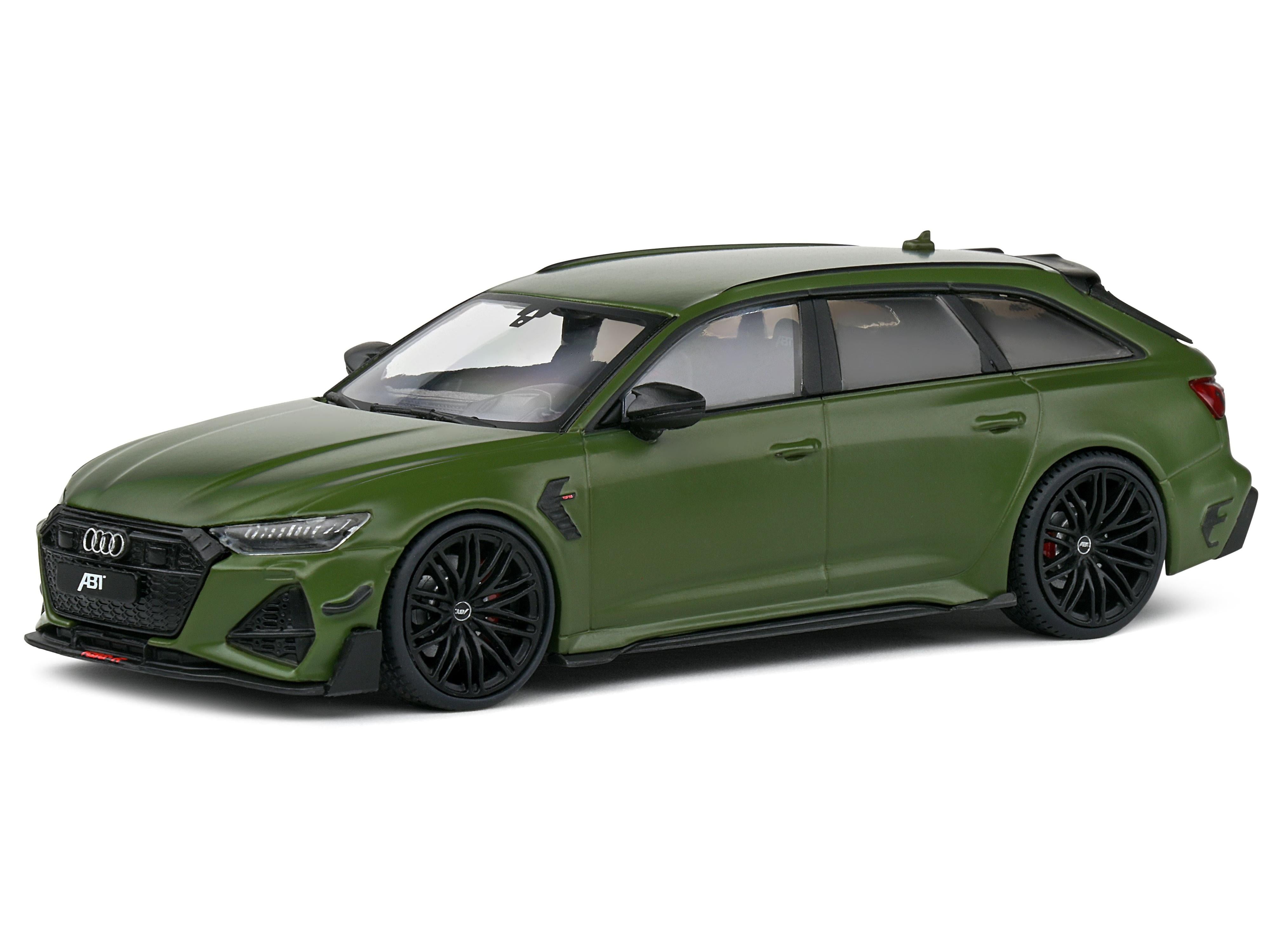 Audi RS6-R Green Olive 1:43 Scale Solido Diecast Model-Solido-Diecast Model Centre