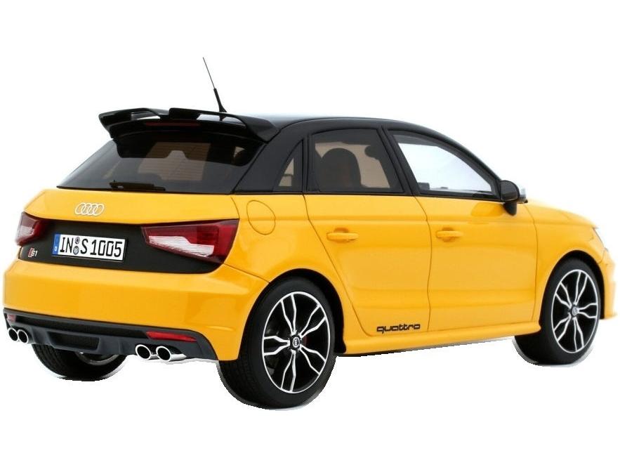 Audi S1 Sportback Vegas Yellow 2015 1:18 Scale Resin Car – OttOmobile-OttOmobile-Diecast Model Centre