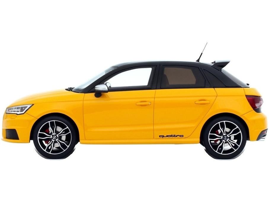 Audi S1 Sportback Vegas Yellow 2015 1:18 Scale Resin Car – OttOmobile-OttOmobile-Diecast Model Centre