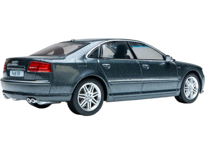 Audi S8 (D3) Daytona Grey 2010 1:43 Scale Diecast Car – Solido-Solido-Diecast Model Centre