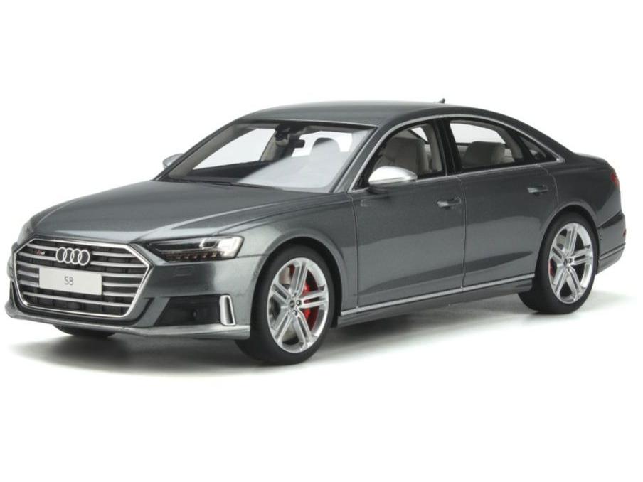 Audi S8 Daytona Grey 2020 1:18 Scale GT Spirit Resin Model Car-GT Spirit-Diecast Model Centre