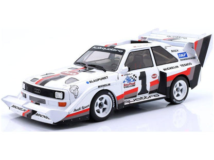 Audi Sport Quattro S1 E2 #1 Winner Pikes Peak 1987 Walter Rohrl w/Collectors Box 1:18 Scale Werk83 Diecast Model Car-Werk83-Diecast Model Centre