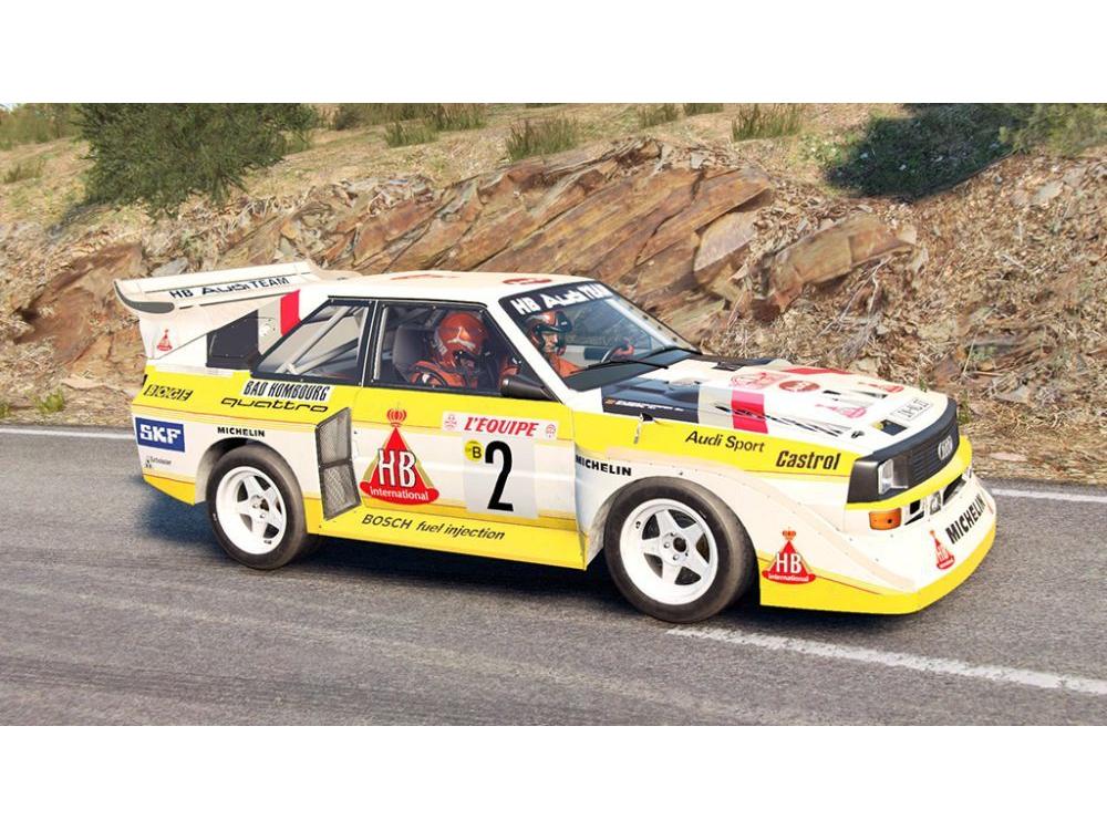 Audi Sport Quattro S1 E2 Rallye Monte Carlo 1986 4th #2 Rohrl/Geistdorfer 1:18 Scale Diecast Model Car – IXO-IXO-Diecast Model Centre