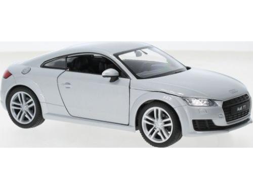 Audi TT (8S) Silver 2014 1:24 Scale Welly Diecast Model-Welly-Diecast Model Centre