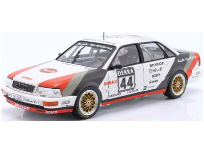 Audi V8 Quattro #44 DTM Champion 1990 Hans Joachim Stuck w/Collectors Box 1:18 Scale Werk83 Diecast Model Car-Werk83-Diecast Model Centre