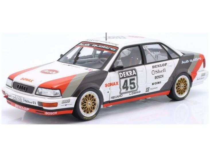 Audi V8 Quattro #45 DTM 1990 Walter Rohrl 1:18 Scale Werk83 Diecast Model Car-Werk83-Diecast Model Centre
