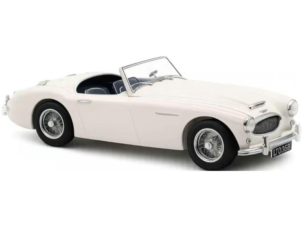 Austin Healey 3000 Mk2 Old English White 1961 1:18 Scale Norev Diecast Model Car-Norev-Diecast Model Centre