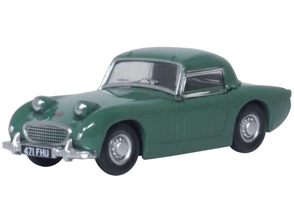 Austin Healey Frogeye Sprite Leaf Green 1:76 Scale Diecast Car – Oxford Diecast-Oxford Diecast-Diecast Model Centre