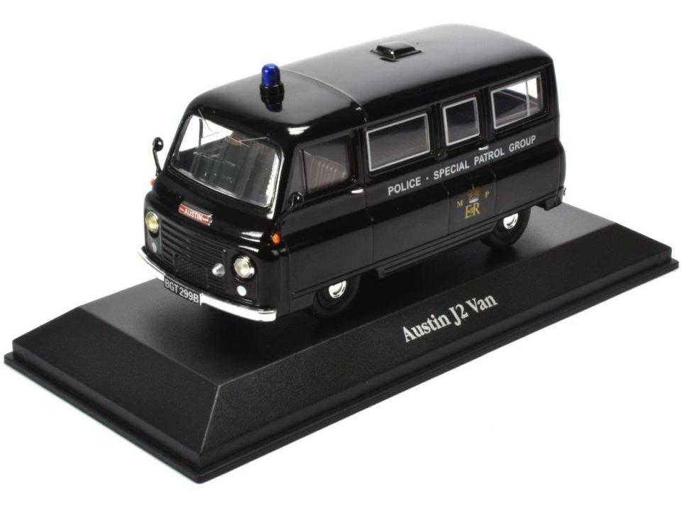 Austin J2 Van - British Police Metropolitan Police - 1:43 Scale Unbranded Diecast Model-Unbranded-Diecast Model Centre
