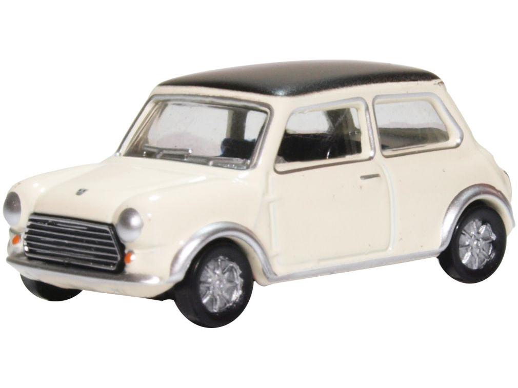 Austin Mini Cooper S MkII Snowberry White/Black 1:76 Scale Diecast Model Car – Oxford Diecast-Oxford Diecast-Diecast Model Centre
