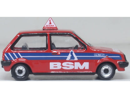 Austin Mini Metro British School of Motoring BSM 1:76 Scale Diecast Car – Oxford Diecast-Oxford Diecast-Diecast Model Centre