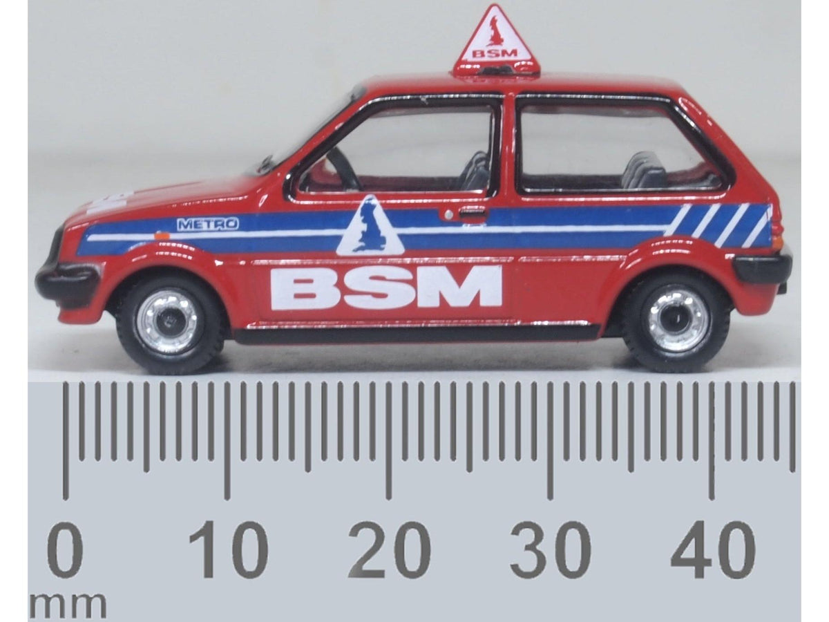 Austin Mini Metro British School of Motoring BSM 1:76 Scale Diecast Car – Oxford Diecast-Oxford Diecast-Diecast Model Centre