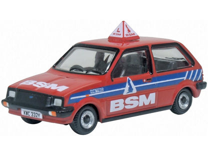Austin Mini Metro British School of Motoring BSM 1:76 Scale Diecast Car – Oxford Diecast-Oxford Diecast-Diecast Model Centre