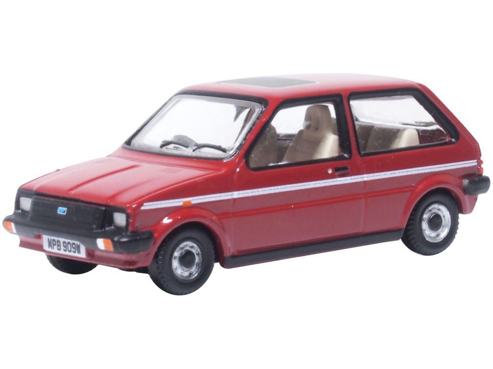 Austin Mini Metro Vermillion (Princess Diana) 1:76 Scale Diecast Car – Oxford Diecast-Oxford Diecast-Diecast Model Centre