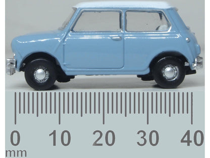 Austin Mini Speedwell Blue 1:76 Scale Diecast Car – Oxford Diecast-Oxford Diecast-Diecast Model Centre