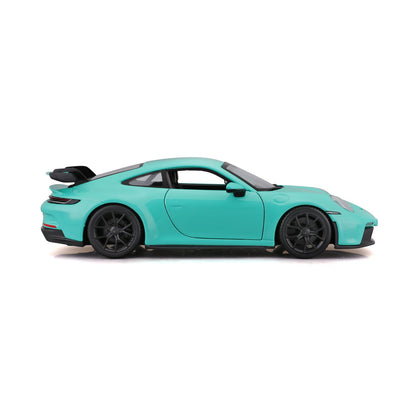 Porsche 911 GT3 2021 Turquoise 1:24 Scale Bburago Diecast Model