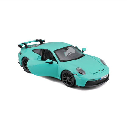Porsche 911 GT3 2021 Turquoise 1:24 Scale Bburago Diecast Model