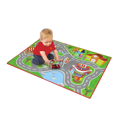 BB Junior Ferrari Junior City Playmat (Box)-Bburago-Diecast Model Centre