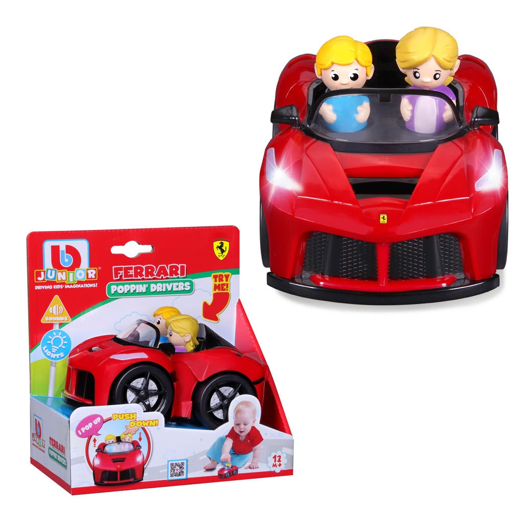 BB Junior Ferrari Poppin Drivers-Bburago-Diecast Model Centre