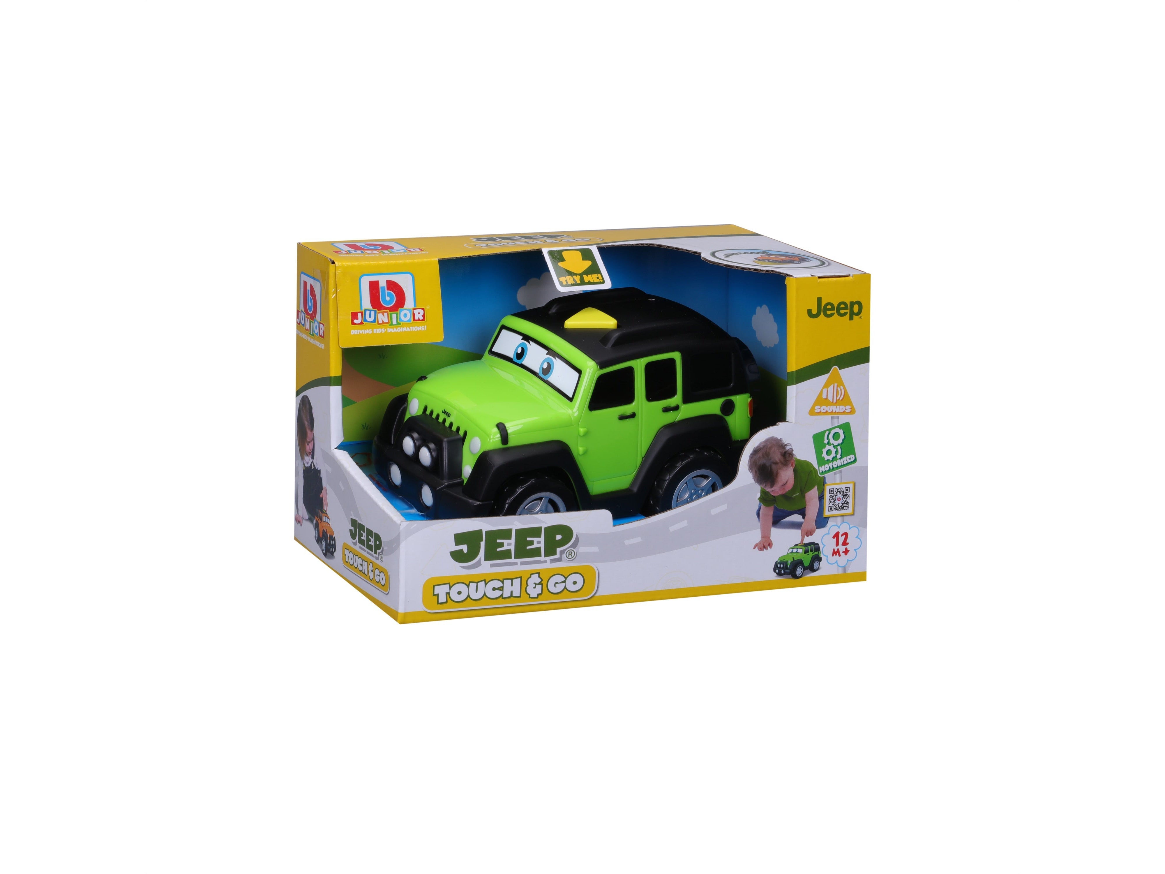 BB Junior Jeep Touch & Go-Bburago-Diecast Model Centre