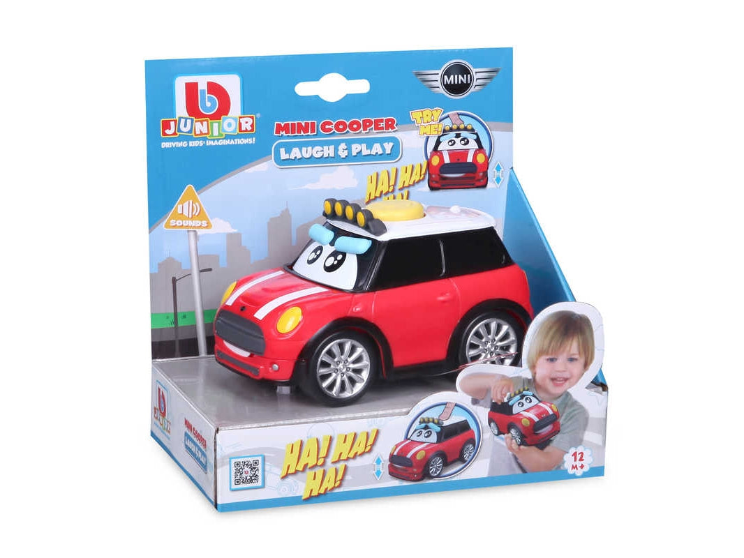 BB Junior MINI Cooper Laugh & Play-Bburago-Diecast Model Centre