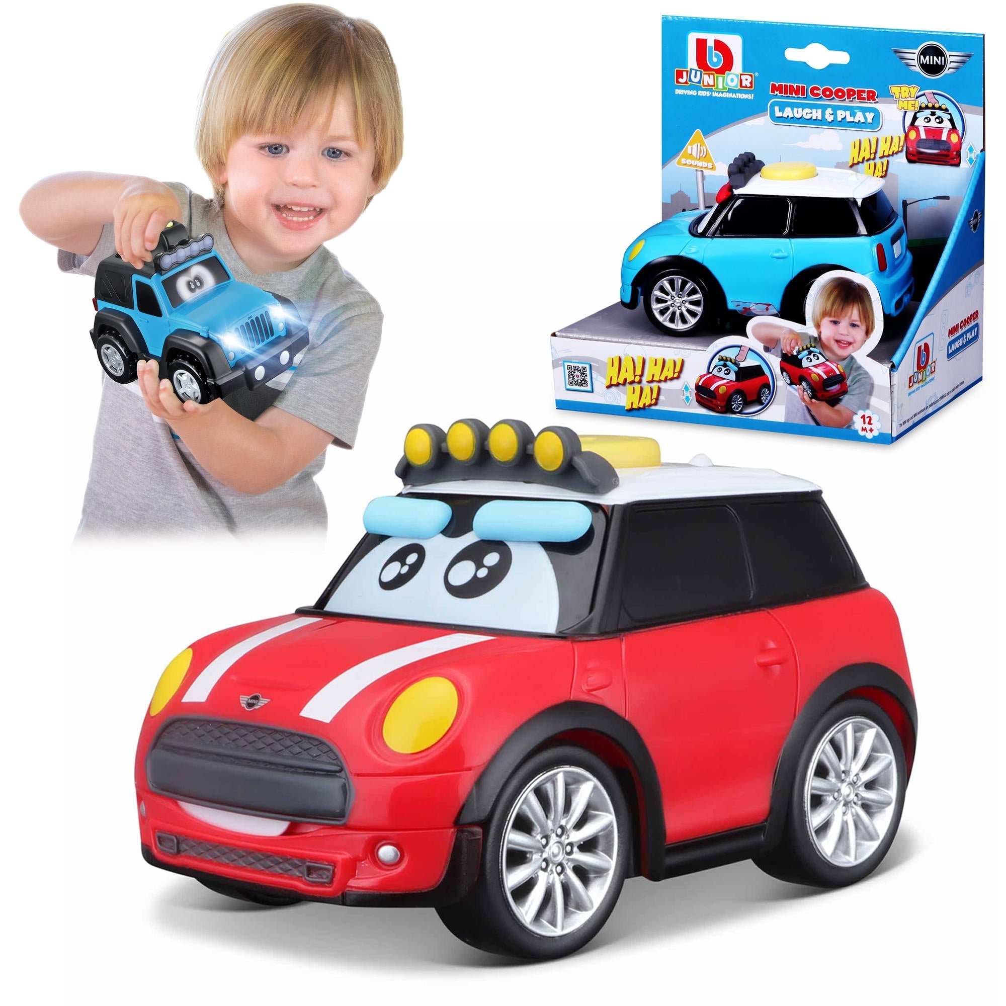 BB Junior Mini Cooper Laugh & Play-Bburago-Diecast Model Centre