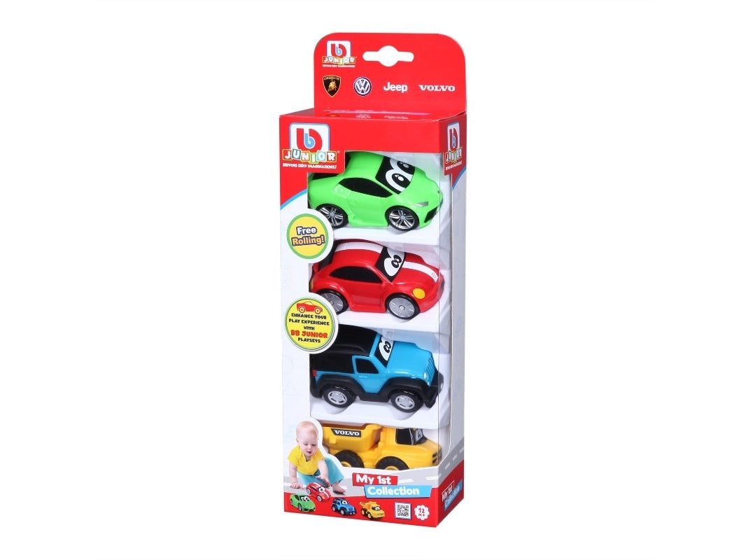 BB Junior My 1st Collection set of 4 Toy Vehicles-Bburago-Diecast Model Centre