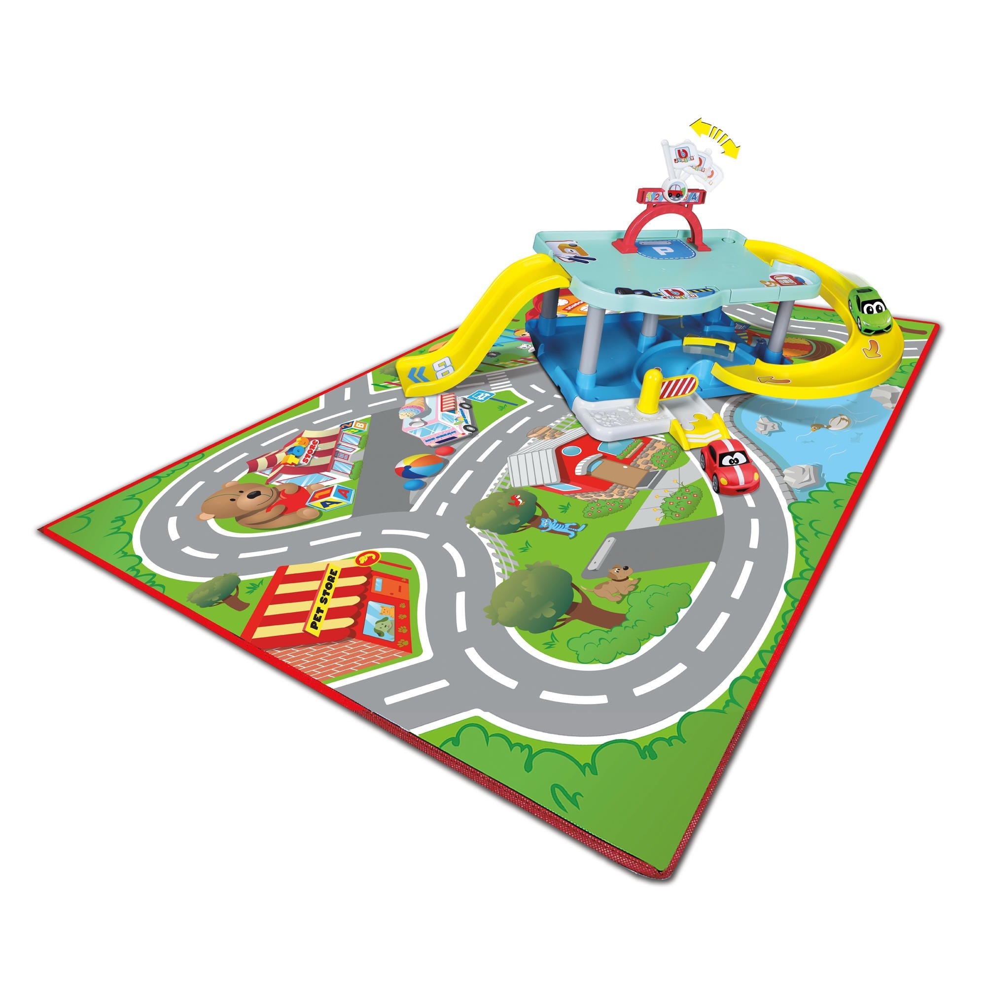 BB Junior My 1st Garage Set Volkswagen, Lamborghini-Bburago-Diecast Model Centre