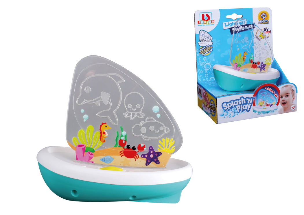 BB Junior Splash N Play Light Up Sailboat-Bburago-Diecast Model Centre