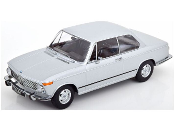 BMW 1602 (1 Series) 1971 silver - 1:18 Scale Diecast Model Car-KK Scale-Diecast Model Centre