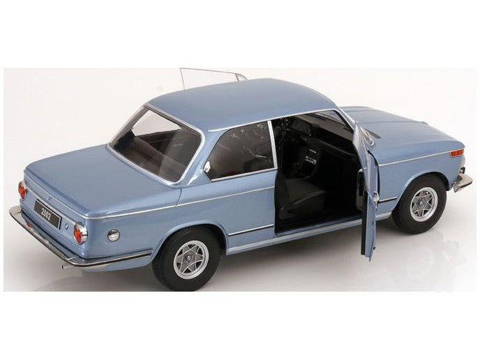 BMW 2002 (1 Series) 1971 light blue metallic - 1:18 Scale Model Car-KK Scale-Diecast Model Centre