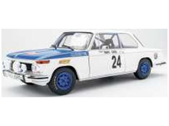 BMW 2002 Tii #24 Makinen Easter Rallye Monte Carlo 1969 1:18 Scale Solido Diecast Model-Solido-Diecast Model Centre