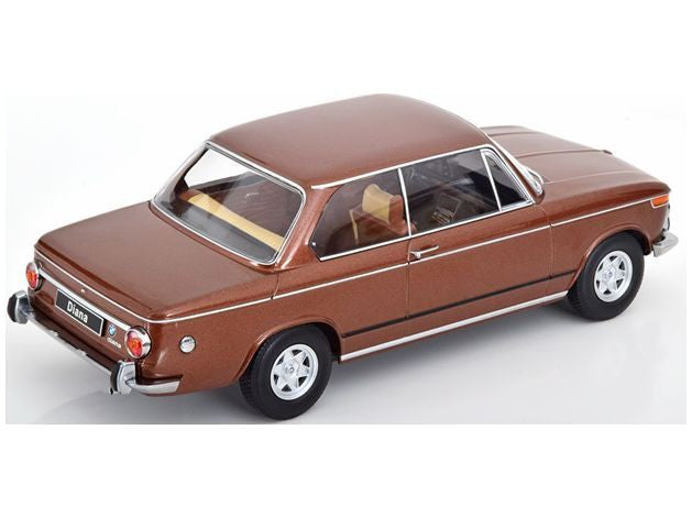BMW 2002 ti Diana 1970 brown metallic 1:18 Scale Model Car