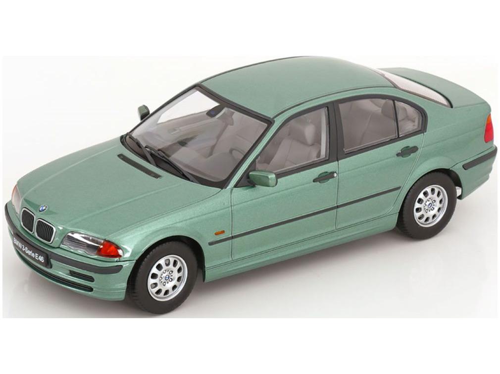 BMW 3 Series E46 Sedan 1999 Green Metallic 1:18 Scale KK Scale