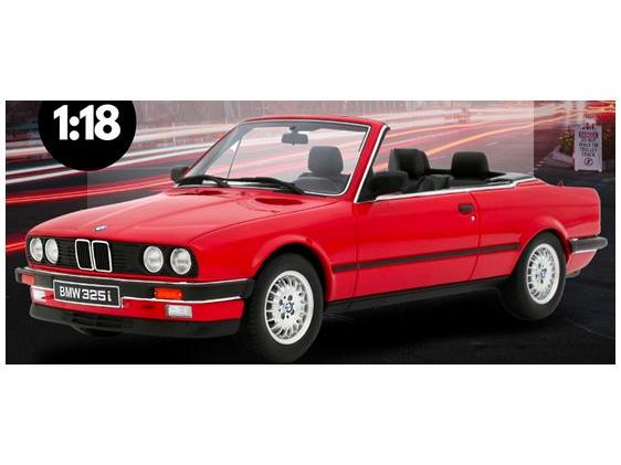 BMW 325i Convertible Bright Red 308 1986 1:18 Scale OttOmobile Resin Replica-OttOmobile-Diecast Model Centre