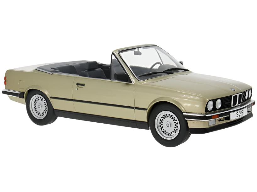 BMW 325i (E30) Cabriolet 1985 Beige 1:18 Scale Model Car Group Diecast Model-Model Car Group-Diecast Model Centre