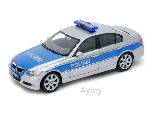 BMW 330i 2005 Polizei 1:24 Scale Welly Diecast Model-Welly-Diecast Model Centre