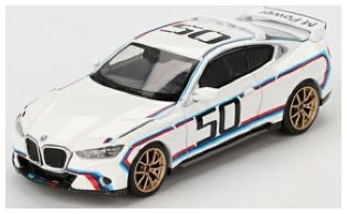BMW 3.0 CSL White (LHD) 1:64 Scale MINI GT Diecast Model-MINI GT-Diecast Model Centre