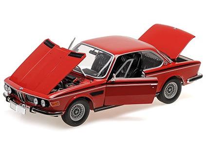 BMW 3.0 CSi (E9) 1972 Red 1:18 Scale Diecast Car – Minichamps-Minichamps-Diecast Model Centre