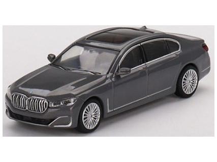 BMW 750Li XDrive Bernina Grey Amber Effect 1:64 Scale MINI GT Diecast Model-MINI GT-Diecast Model Centre
