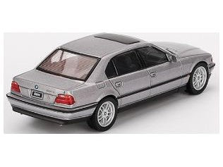 BMW 750iL Aspen Silver Metallic - 1:64 Scale Model Car-MINI GT-Diecast Model Centre