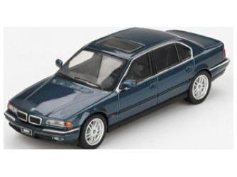 BMW 750iL Sorrento Blue Metallic (RHD) 1:64 Scale MINI GT Diecast Model Car-MINI GT-Diecast Model Centre