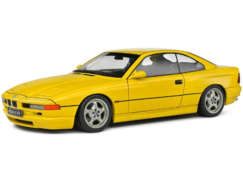 BMW 850 CSi Dakar Yellow 1990 1:43 Scale Solido Diecast Model Car-Solido-Diecast Model Centre
