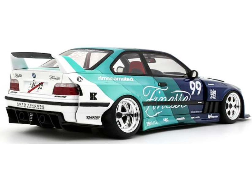 BMW E36 MY KYZA Blue 2024 1:18 Scale Resin Car – OttOmobile Samurai Collection-OttOmobile-Diecast Model Centre