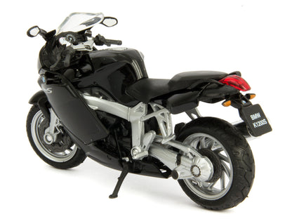 BMW K1200S black - 1:18 Scale Motorbike Model-Welly-Diecast Model Centre