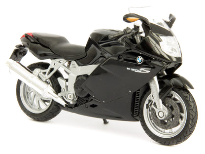 BMW K1200S black - 1:18 Scale Motorbike Model-Welly-Diecast Model Centre